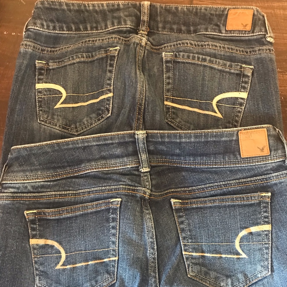 2 pairs of American Eagle Jeans